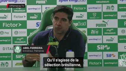 Palmeiras - Ferreira : "Quand un joueur part en sélection, il emmène un peu de nous tous"