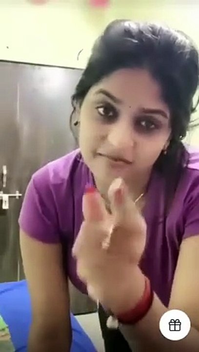 Beauty college girl live video call