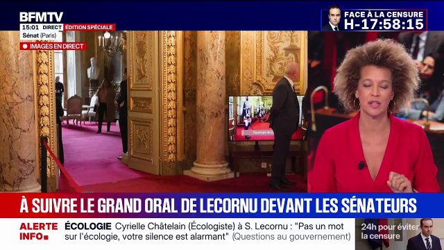 Pauline Simonet présente des excuses au nom de BFMTV pour une confusion entre deux députées dans un bandeau diffusé à l'antenne ce mercredi 15 octobre 2025
