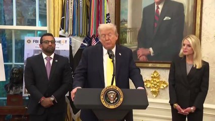 Trump says US military won't be needed to disarm Hamas