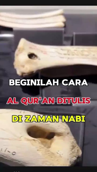 Beginilah Cara Al Qur'an Ditulis Di Zaman Nabi