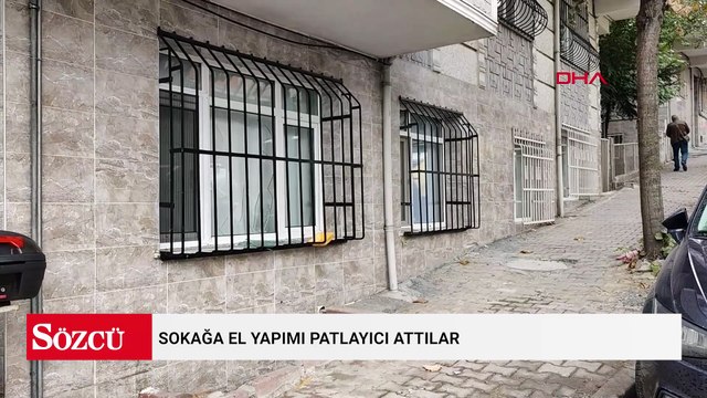 Gaziosmanpaşa’da sokağa el yapımı patlayıcı attılar