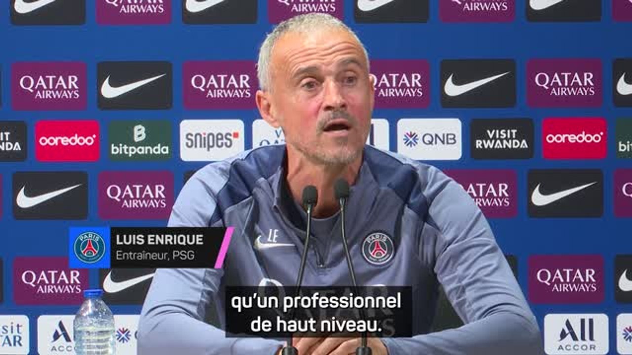 PSG - Luis Enrique : "Je suis plus un grand-père qu’un sportif de haut niveau"