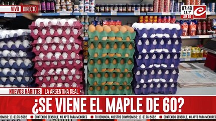 Ante el consumo récord de huevos en el país... ¿se viene el maple de 60?