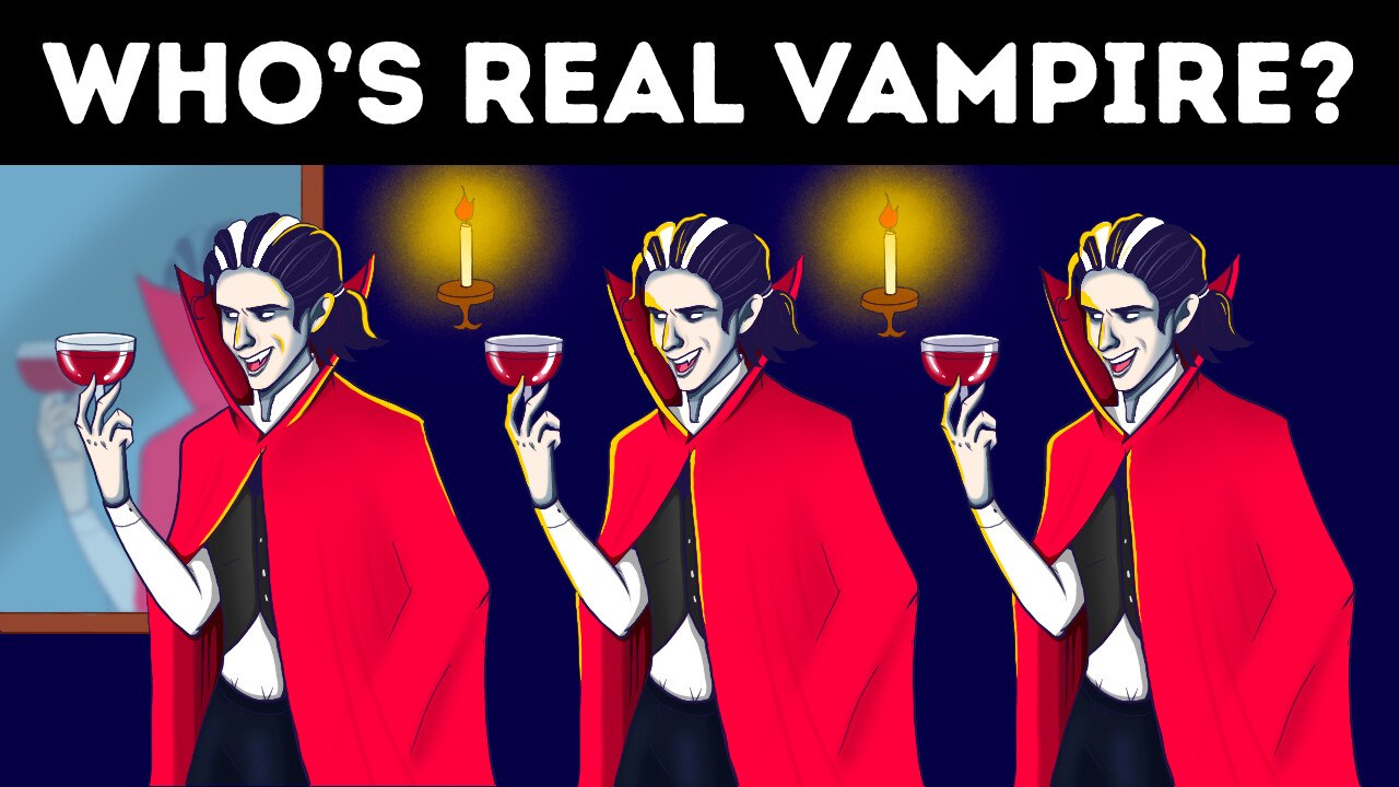 Guess Who the Real Vampire Is and Win a Detective Hat