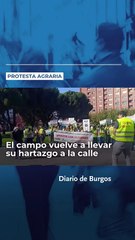 El campo de Burgos vuelve a llevar su hartazgo a la calle