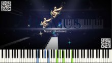 Beethoven Liszt Symphony No.5 In C Minor, Op.67 (Synthesia) 2. Andante con moto (A♭ major)- Piano Tutorial