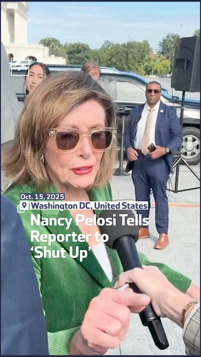Nancy Pelosi Tells Reporter to ‘Shut Up’