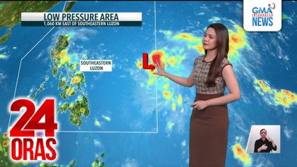 Binabantayang LPA sa loob ng PAR, mas tumaas ang tsansang maging bagyong Ramil - PAGASA | 24 Oras