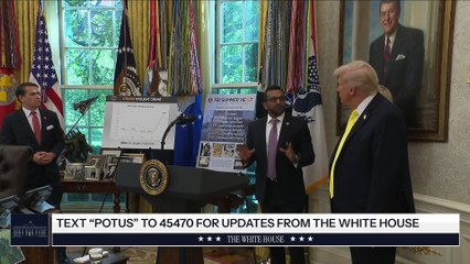 USA - President Trump Participates in a Press Conference with the Director of the FBI  (15.10.25)
