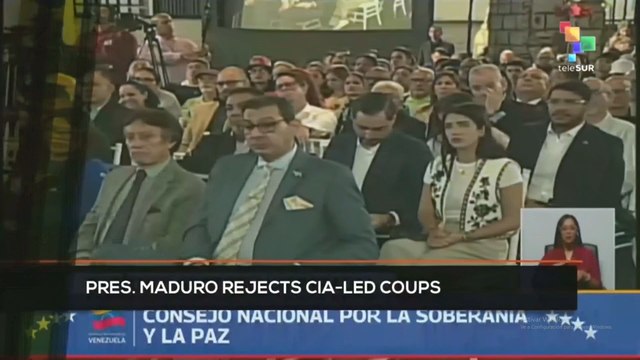 FTS 8:30 16-10: Pres. Maduro rejects CIA-led coups