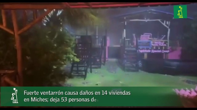 Fuerte ventarrón causa daños en 14 viviendas en Miches; deja 53 personas desplazadas