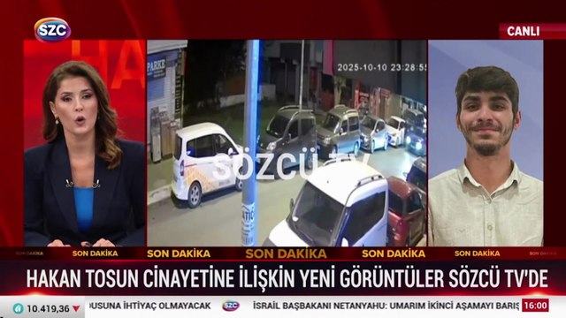 Hakan Tosun cinayetine ilişkin yeni görüntüler SÖZCÜ TV'de