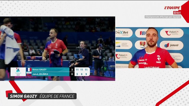 Gauzy : « Ça va dans le bon sens » - Tennis de table