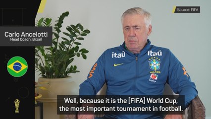 Ancelotti habla sobre la responsibilidad de Brasil en el Mundial