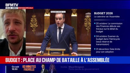 "Il n'est pas possible d'avoir un budget de gauche à l'Assemblée nationale" affirme Romain Eskenazi (PS)