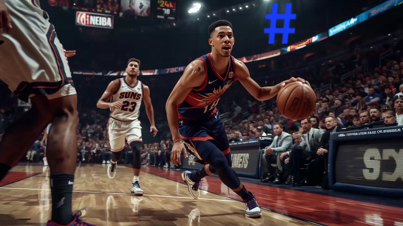 Booker carries Suns' offense with Green out.