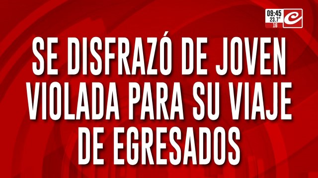 Polémica e indignación: se disfrazó de piba violada en pleno viaje de egresados