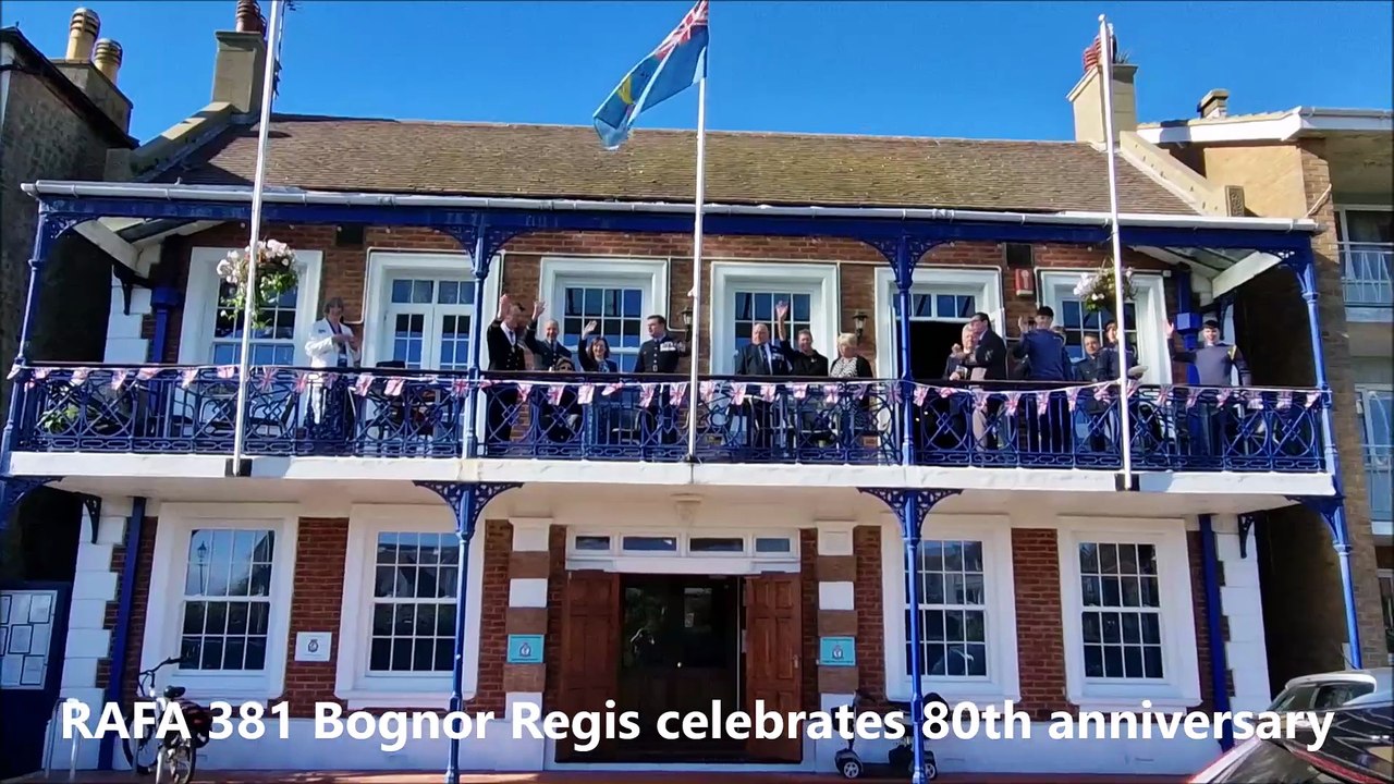 See how RAFA 381 Bognor Regis celebrates its 80th anniversary, including a tapestry unveiling and a Chinook thank you gift from grateful airmen