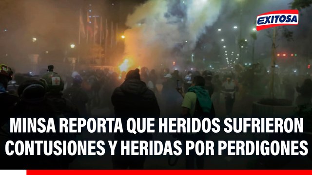 Minsa reporta que heridos en protestas sufrieron contusiones y heridas por perdigones: Dos fueron intervenidos quirúrgicamente