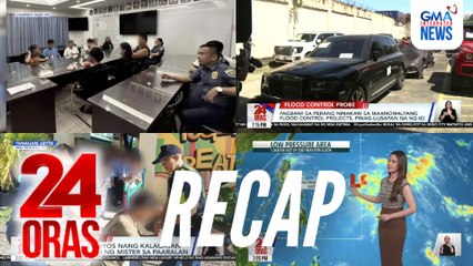 24 Oras: (Part 2) Guro, binaril ng mister sa paaralan | Pagbawi sa kaban ng bayan | LPA, mas tumaas ang tsansang maging bagyo, atbp.