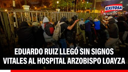 Eduardo Ruiz llegó sin signos vitales al Hospital Arzobispo Loayza: "Compete al Ministerio Público precisar las causas del fallecimiento"