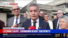 Motion de censure: "Je suis satisfait de pouvoir continuer mon rôle au ministère" affirme Gérald Darmanin, ministre de la justice