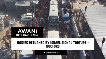 Bodies returned by Israel signal torture - doctors