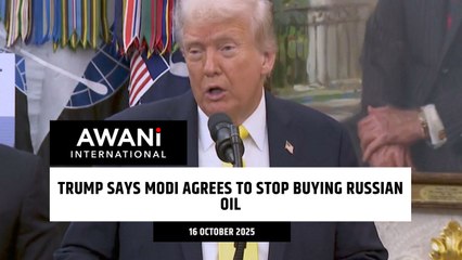 Trump says Modi agrees to stop buying Russian oil