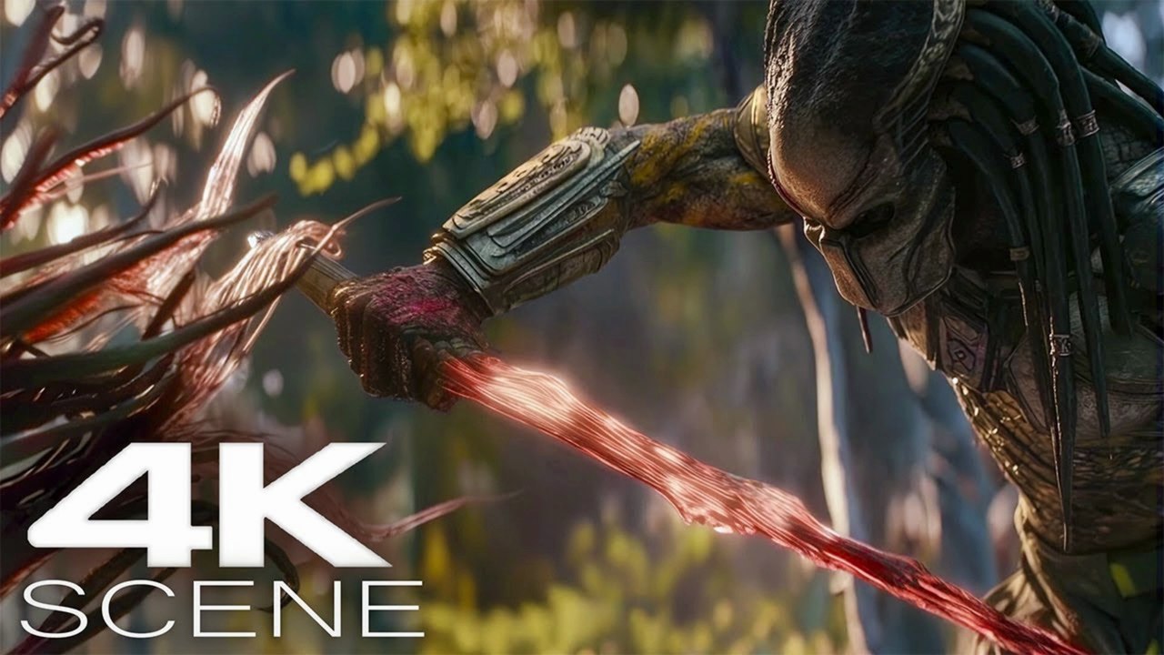 The Predator Becomes The Prey (2025) Fight Scene | Predator: Badlands Movie Clip & Trailer 4K