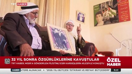 32 yıl sonra özgürlüğüne kavuşan Filistinli esir kardeşlerin ailesi Türkiye'ye teşekkür etti
