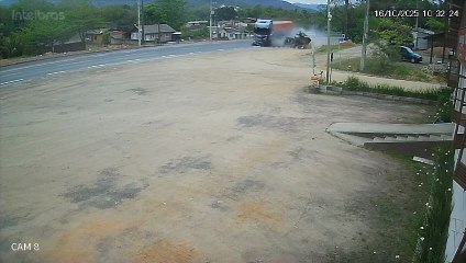 Vídeo mostra impacto violento e detalhes de acidente gravíssimo na BR-470