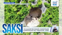 4 na sinkhole sa ilalim ng dagat, namataan malapit sa dalampasigan ng Tabogon, Cebu | Saksi