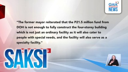 Marikina LGU, naglabas ng pahayag sa super health center sa lungsod | Saksi