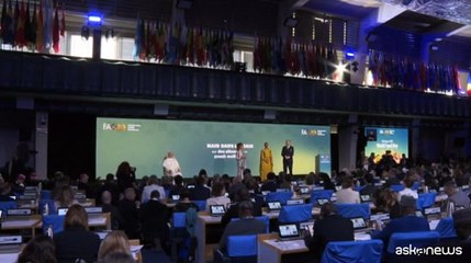 Il Papa alla Fao: condannare l'uso della fame come arma di guerra