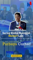 Sering Dinilai Nyenggol Menteri Lain, Purbaya Curhat!!