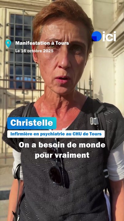 Manifestation de la psychiatrie à Tours