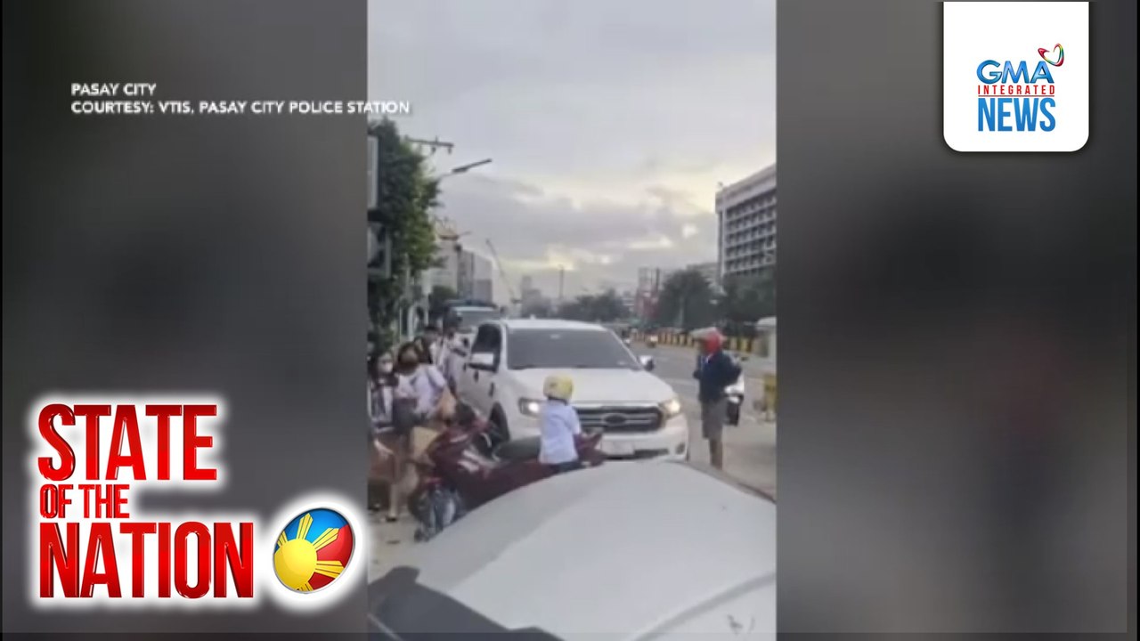Mag-ama sa motorsiklo,nasagi ng pickup na naka-diplomatic plate | SONA