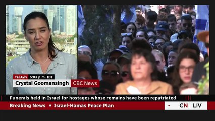 Funerals held in Israel for hostages whose remains were returned