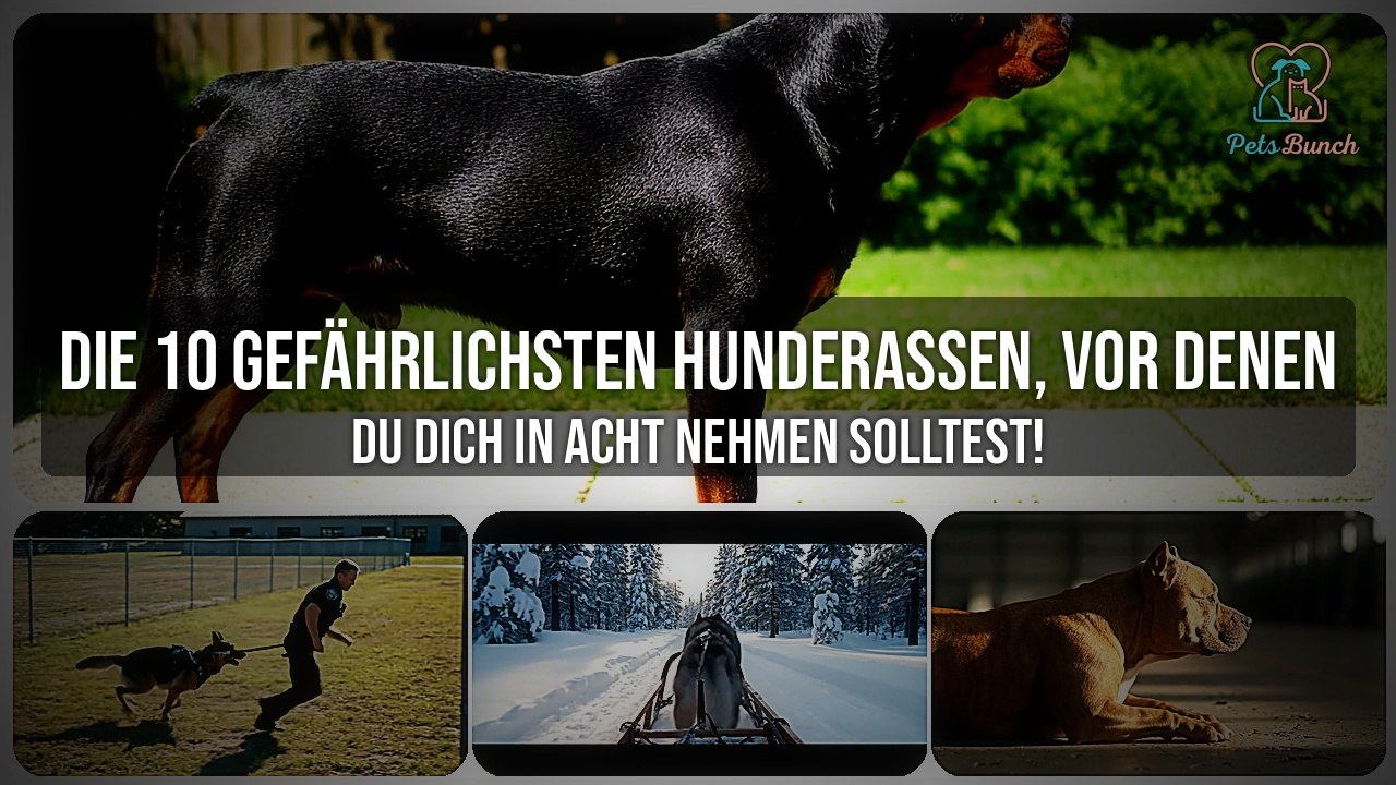 Die 10 gefährlichsten Hunderassen der Welt!
