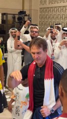 El baile de Lopetegui para celebrar la clasificación de Qatar para el Mundial 2026.