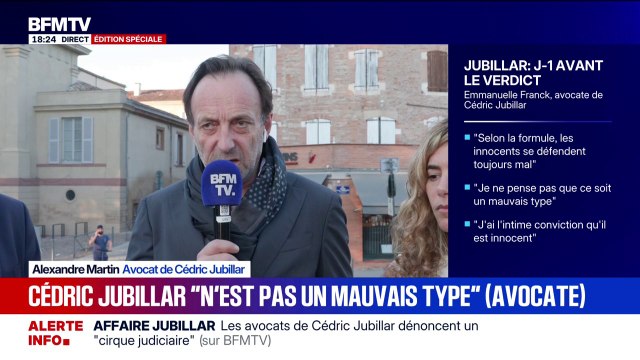 Procès de Cédric Jubillar: C'est un dossier où il n'y a pas de preuve, où il n'y a pas de certitudes , dit Me Alexandre Martin, son avocat