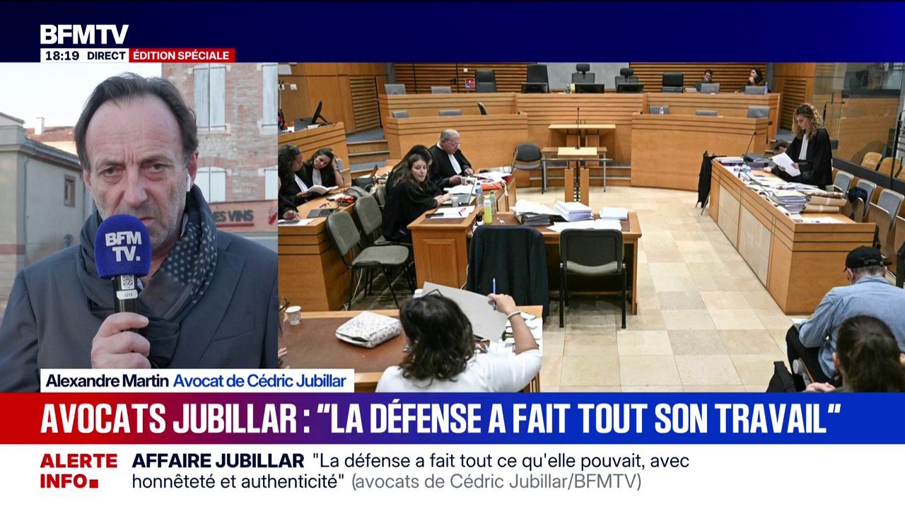 Procès de Cédric Jubillar: "Il nous a dit merci. Il est conscient du travail accompli", dit Me Alexandre Martin, son avocat