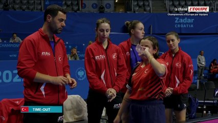 Le replay de France - Turquie - Tennis de table - Championnat d'Europe