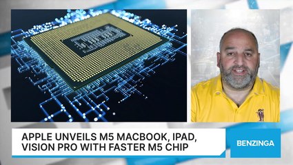 Apple Unveils M5 MacBook, iPad, Vision Pro With Faster M5 Chip