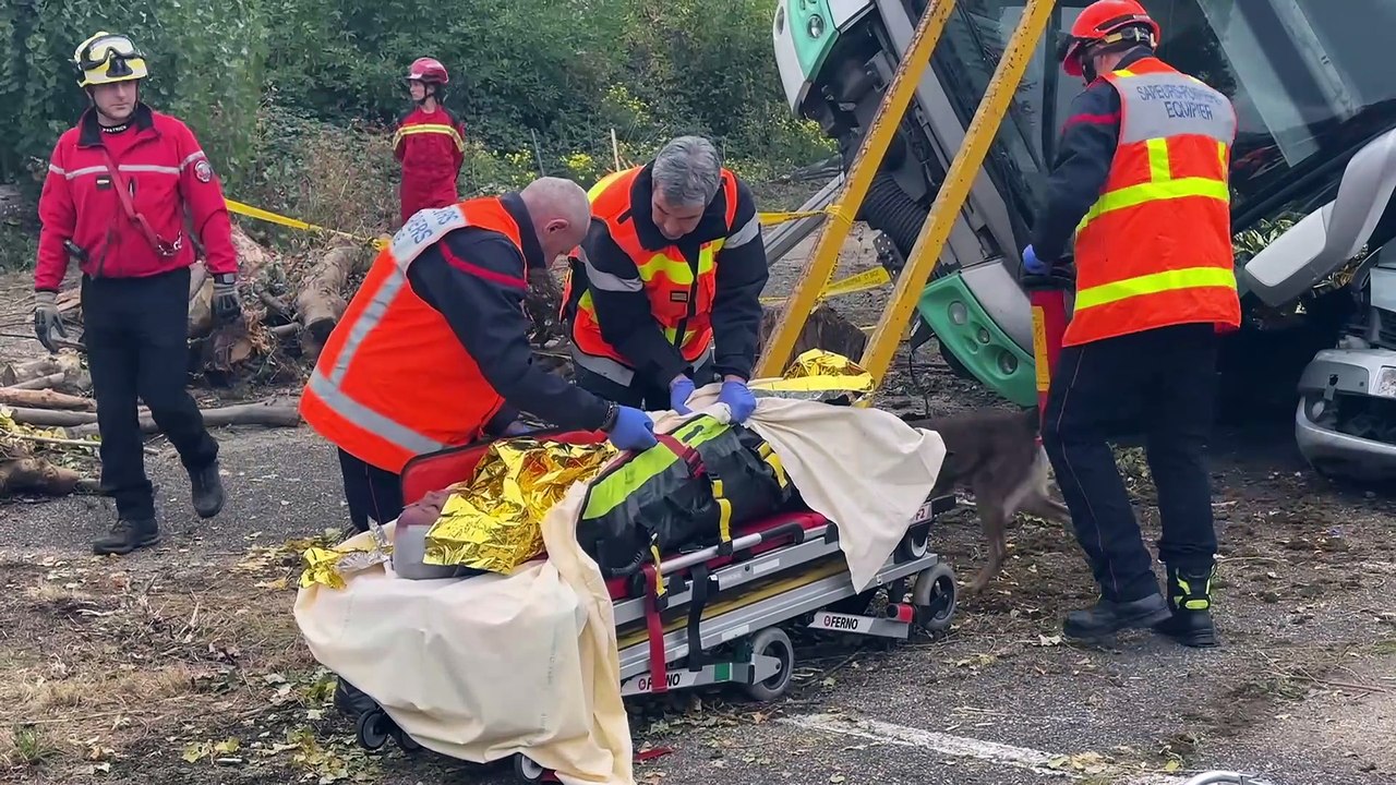 Carambolage géant, accidents et victimes piégées : les pompiers de la Loire s’entraînent au pire