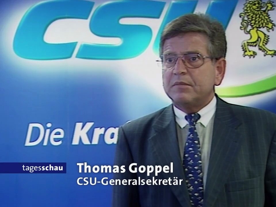 Tagesschau vor 25 Jahren (16. Oktober 2000