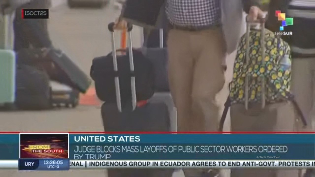 United States, judge blocks mass layoffs of public sector workers ordered by Trump