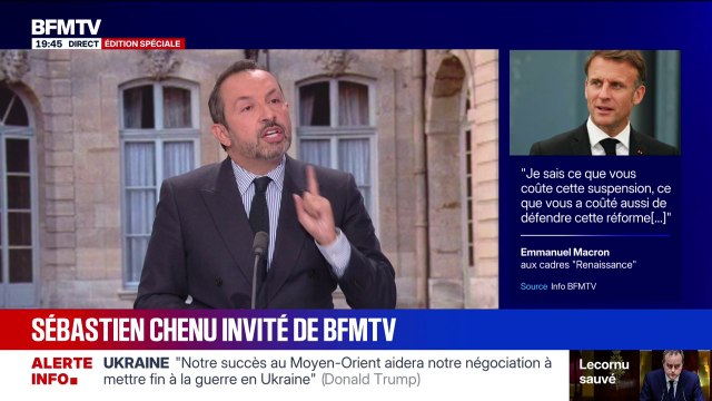 Sébastien Chenu réagit à la proposition d' union des droites : Je ne m'adresse pas aux Français uniquement de droite