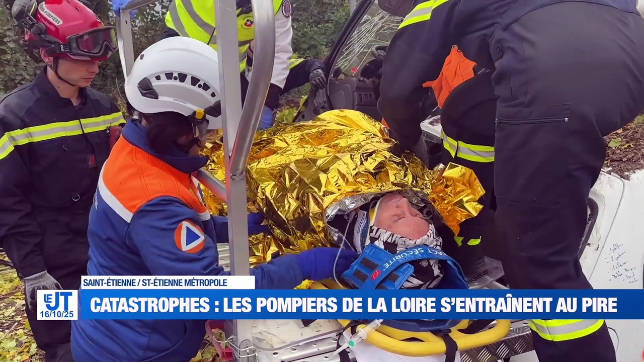 Un an après les inondations, les sapeurs pompiers continuent de faire des exercices grandeur nature / Un outil pour améliorer la collaboration encore le SDIS, le SAMU et les hôpitaux / 3 ans après son installation le parc photovoltaïque fait le bilan / Re